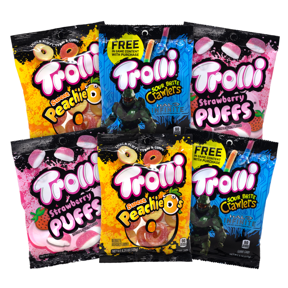 Trolli Variety Pack, Pack Of 6 Bags