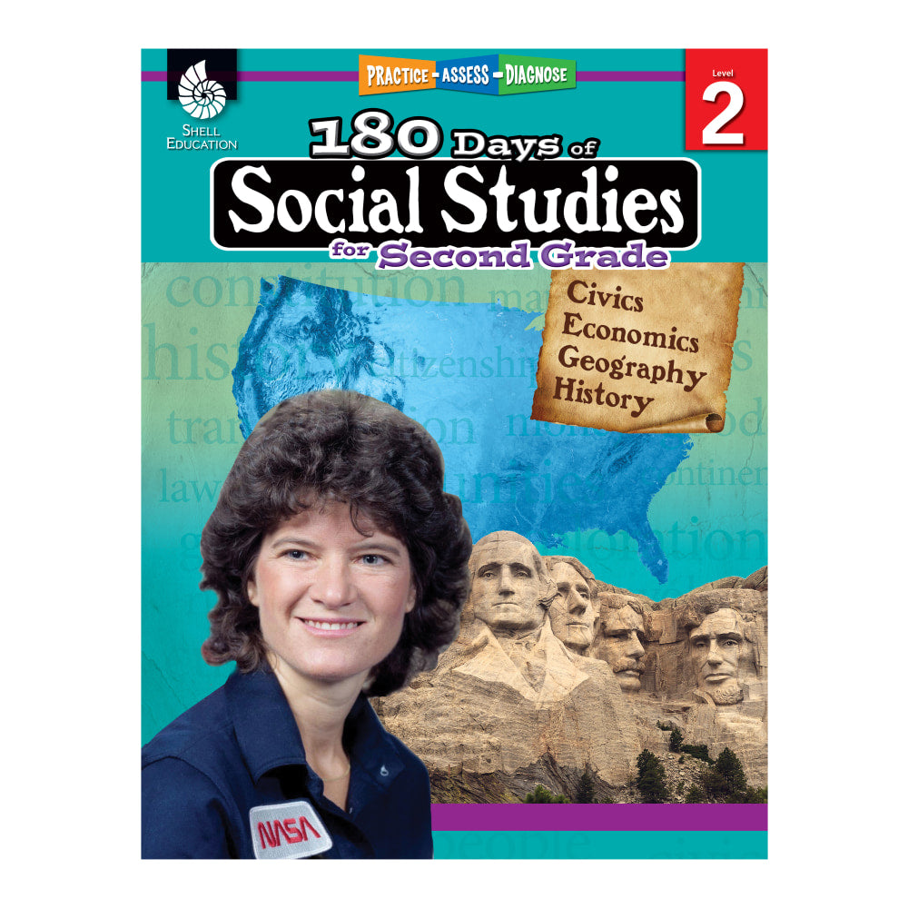 Shell Education 180 Days Of Social Studies, Grade 2