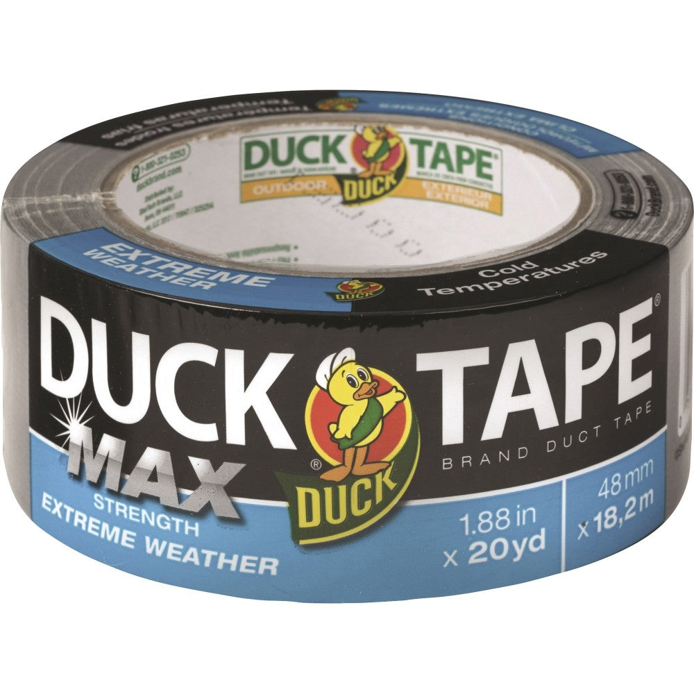 Duck MAX Strength Weather Duct Tape - 20 yd Length x 1.88in Width - 1 Each - Silver