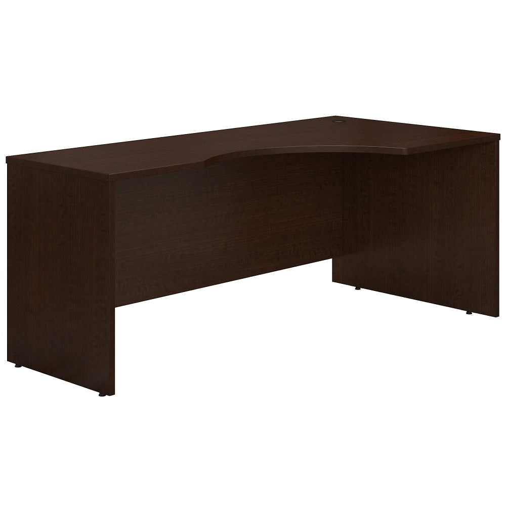 Bush Business Furniture Components 72inW Corner Right-Hand Computer Desk, Mocha Cherry, Standard Delivery