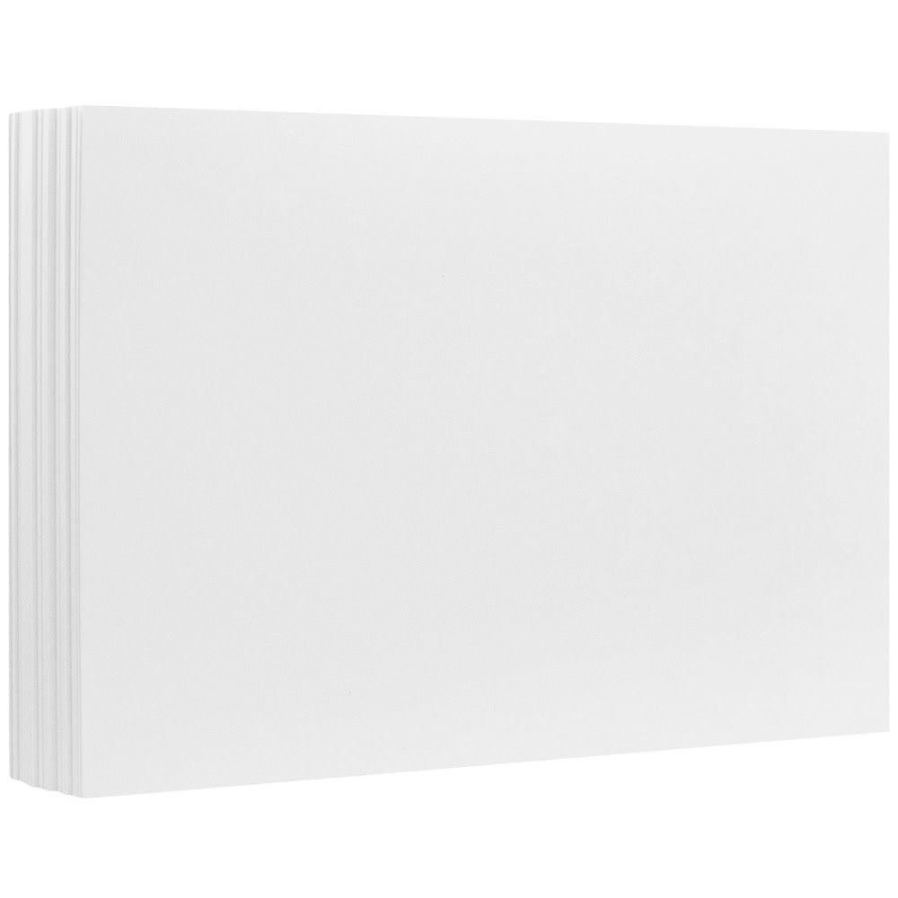 JAM Paper Blank Cards, 3 1/2in x 4 7/8in, White, Pack Of 100