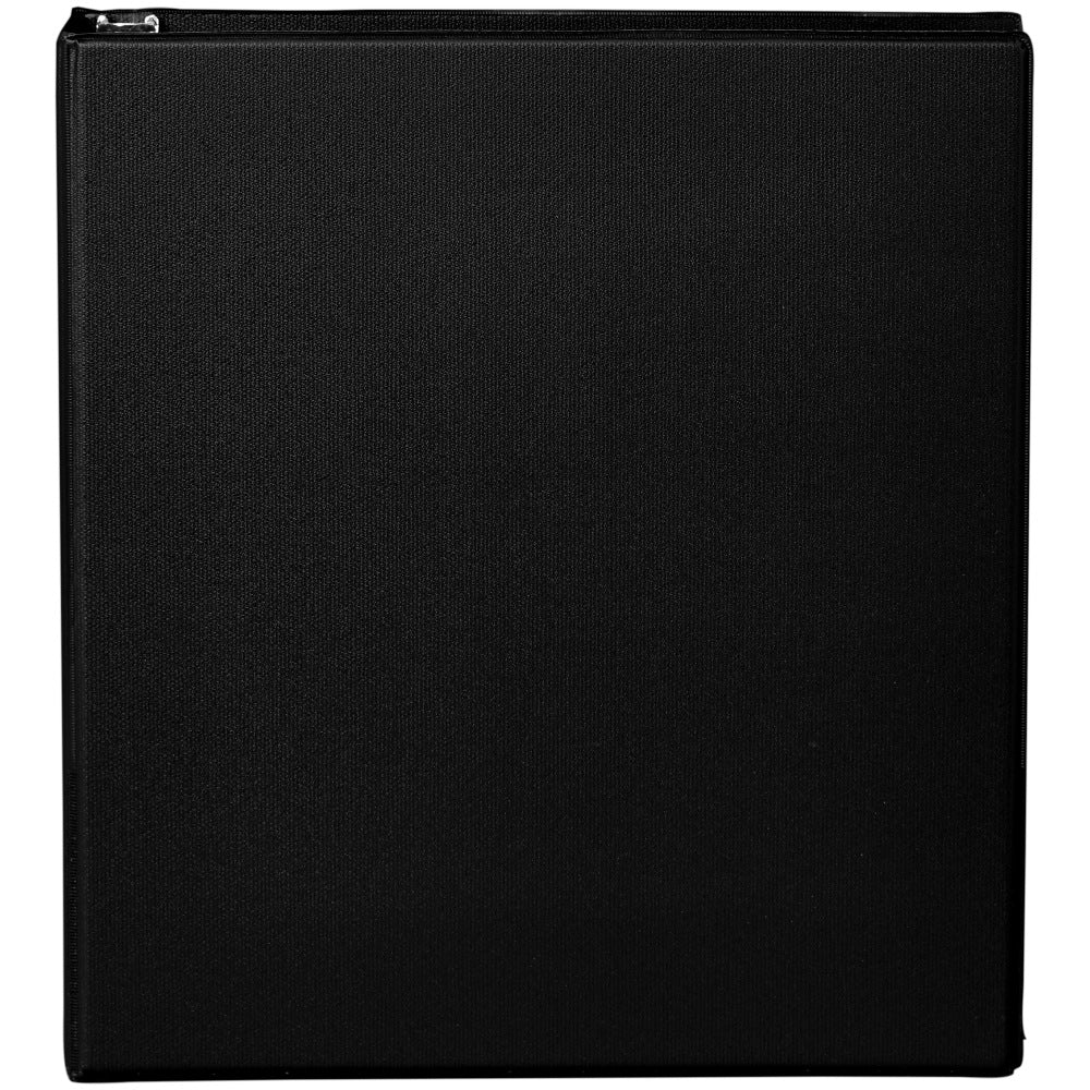 Office Depot Brand Nonstick 3-Ring Binder, 1in Round Rings, Black