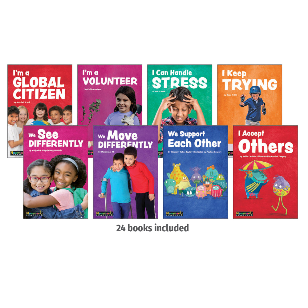 Newmark Learning MySELF Complete Single-Copy Small Books, Grades 1-2, Set Of 24 Titles