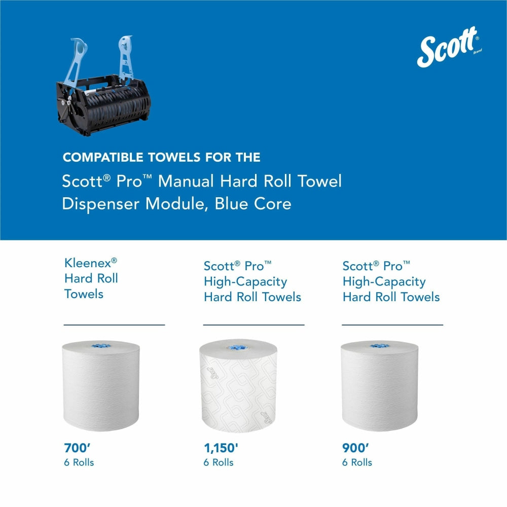 Scott Pro Manual Hard Roll Towel Dispenser Module - For Towel Dispenser - Black - 1 Each