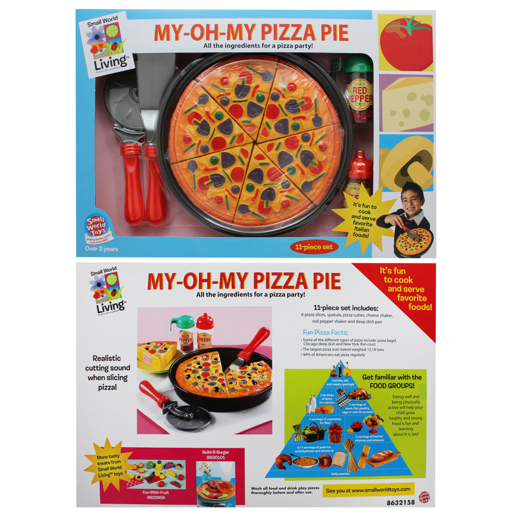 Small World Toys My Oh My Pizza Pie, Problem Solving, All Ages, Set Of 11 Pieces