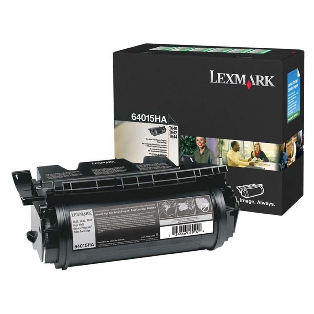 Lexmark 64015HA High-Yield Return Program Black Toner Cartridge