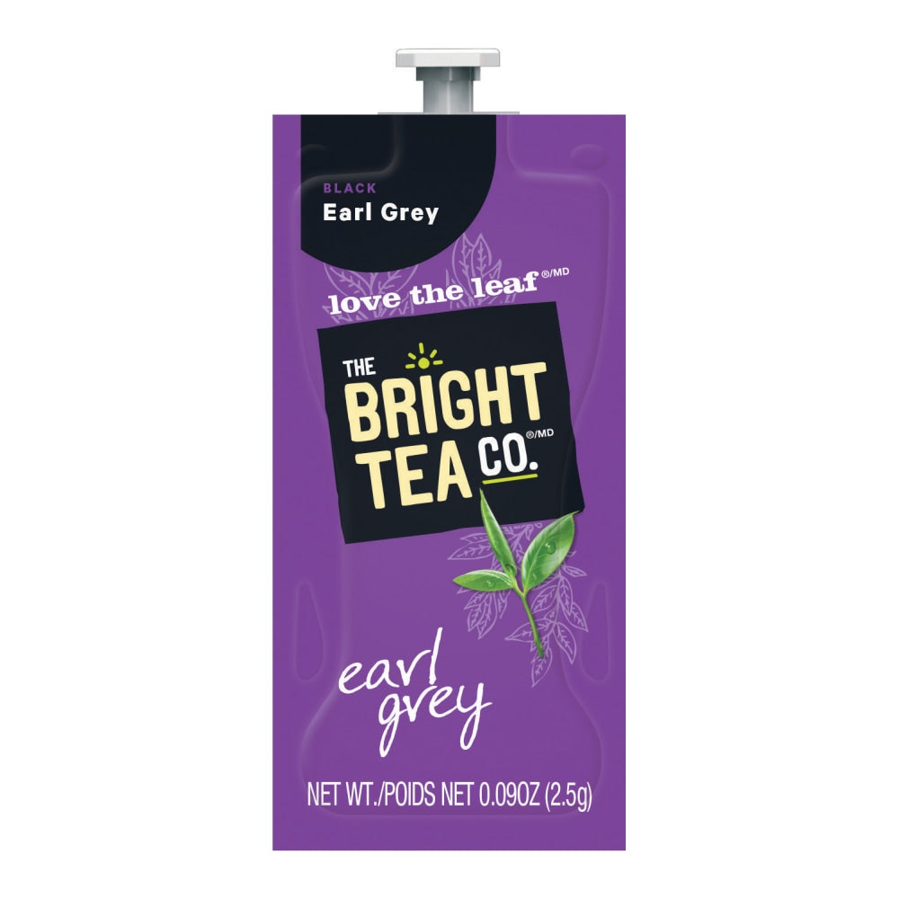 The Bright Tea Co. Earl Grey Tea, Single-Serve Freshpacks, 0.25 Oz, Box Of 100