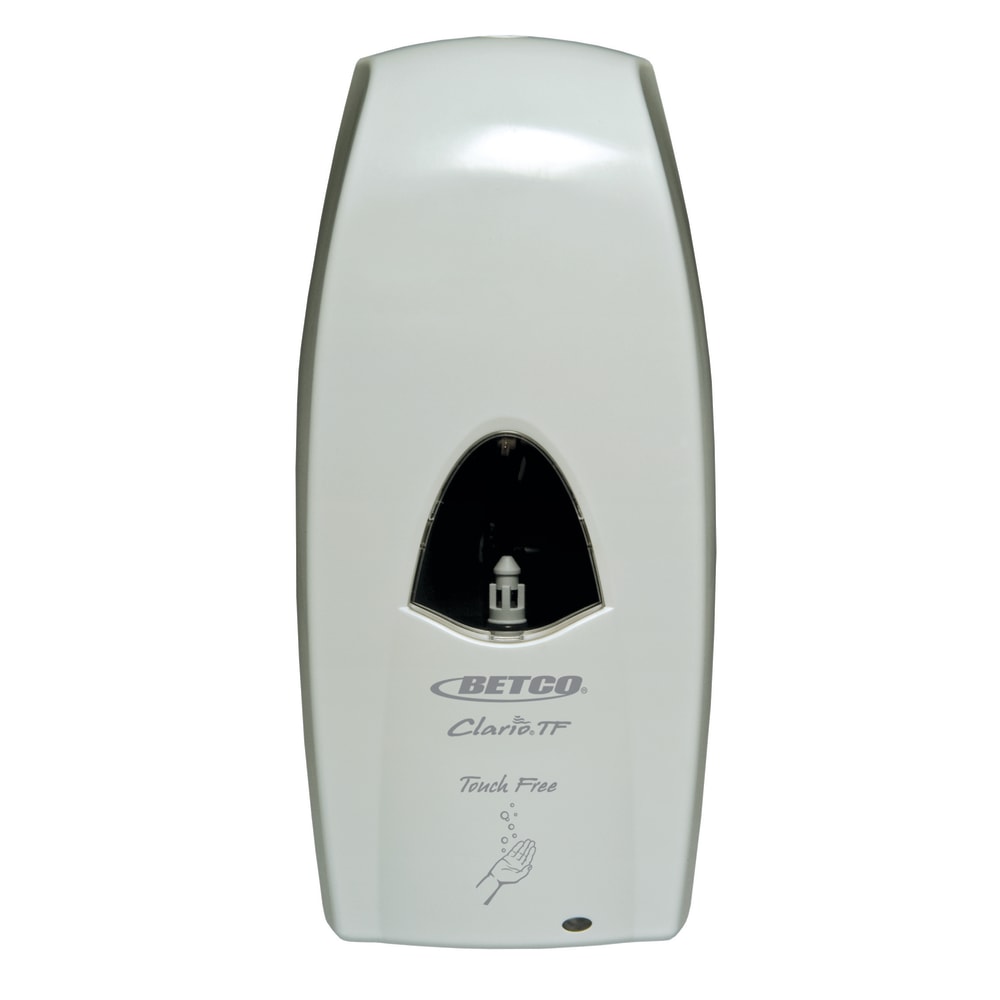 Betco Clario Touch-Free Foaming Soap Dispensers, White, Case Of 6