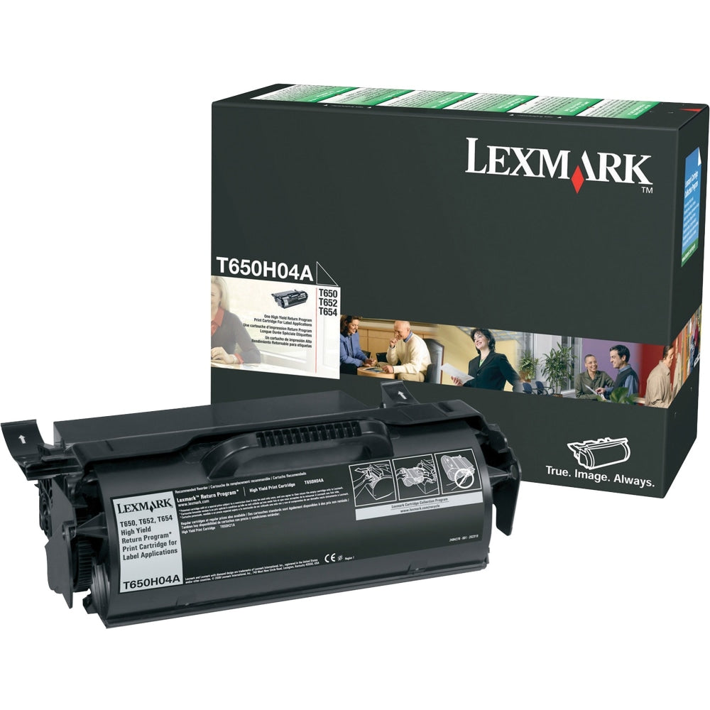 Lexmark T650H04A High-Yield Return Program Black Toner Cartridge