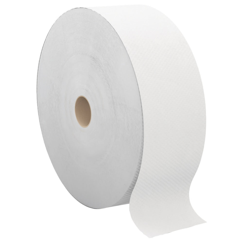 Highmark  JRT  2-Ply Jumbo Toilet Paper, 1250ft Per Roll, 100% Recycled, White, Pack Of 6 Rolls