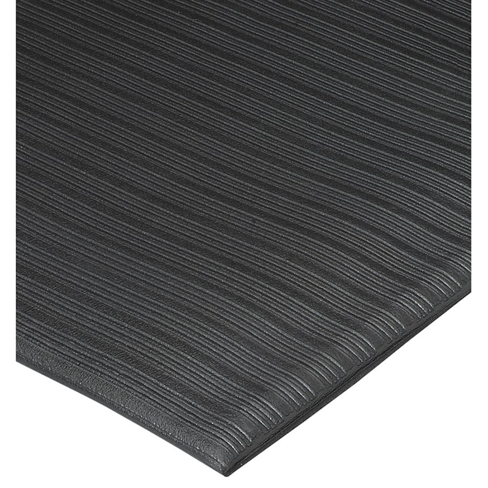 Genuine Joe Air Step Anti-Fatigue Mat, 2ft x 3ft, Black