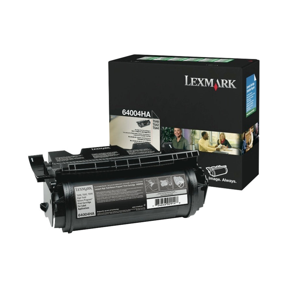 Lexmark 64004HA High-Yield Return Program Black Toner Cartridge