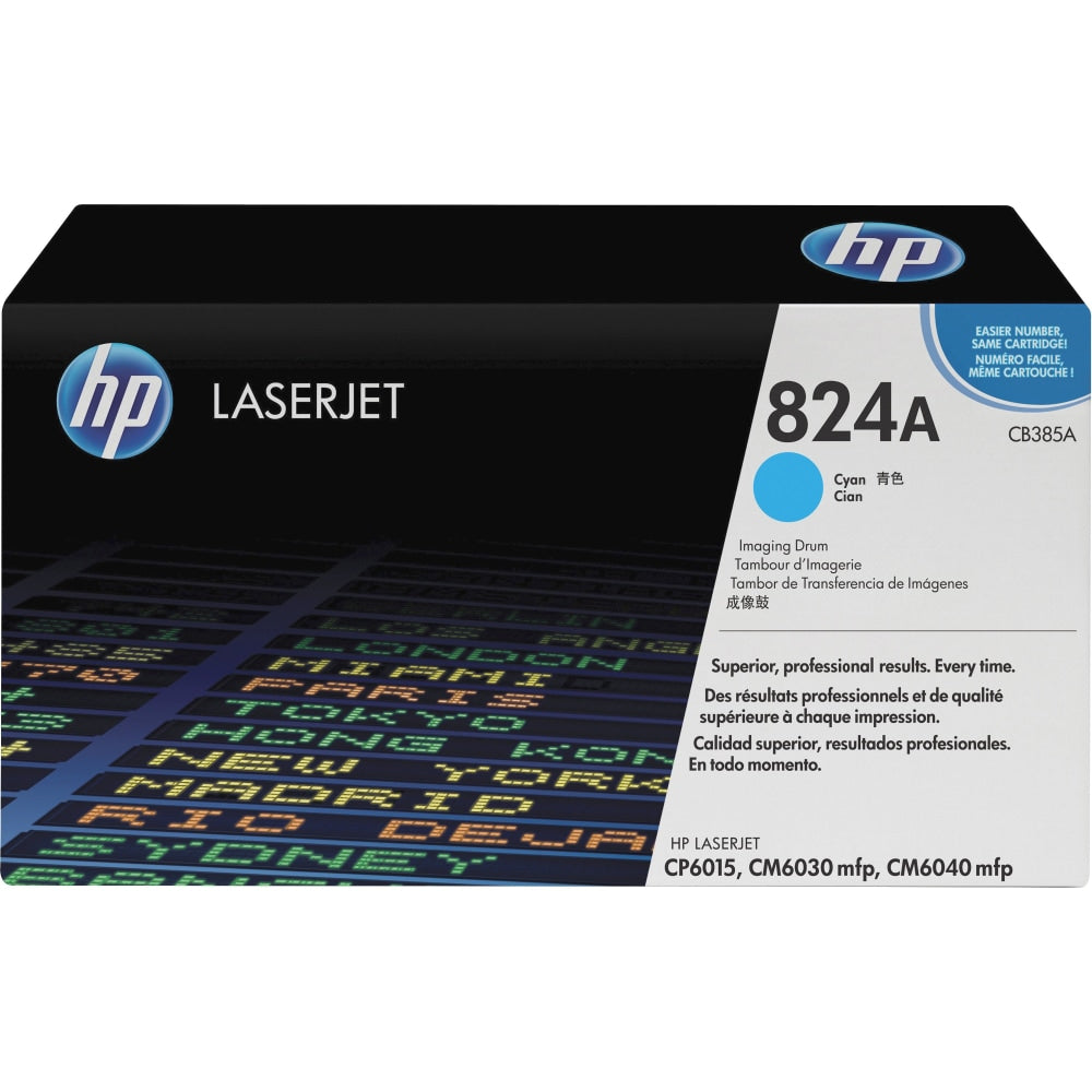 HP 824A Cyan LaserJet Imaging Drum, CB385A