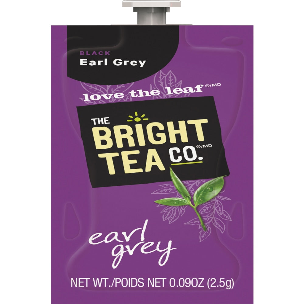 The Bright Tea Co. Earl Grey Tea, Single-Serve Freshpacks, 0.25 Oz, Box Of 100